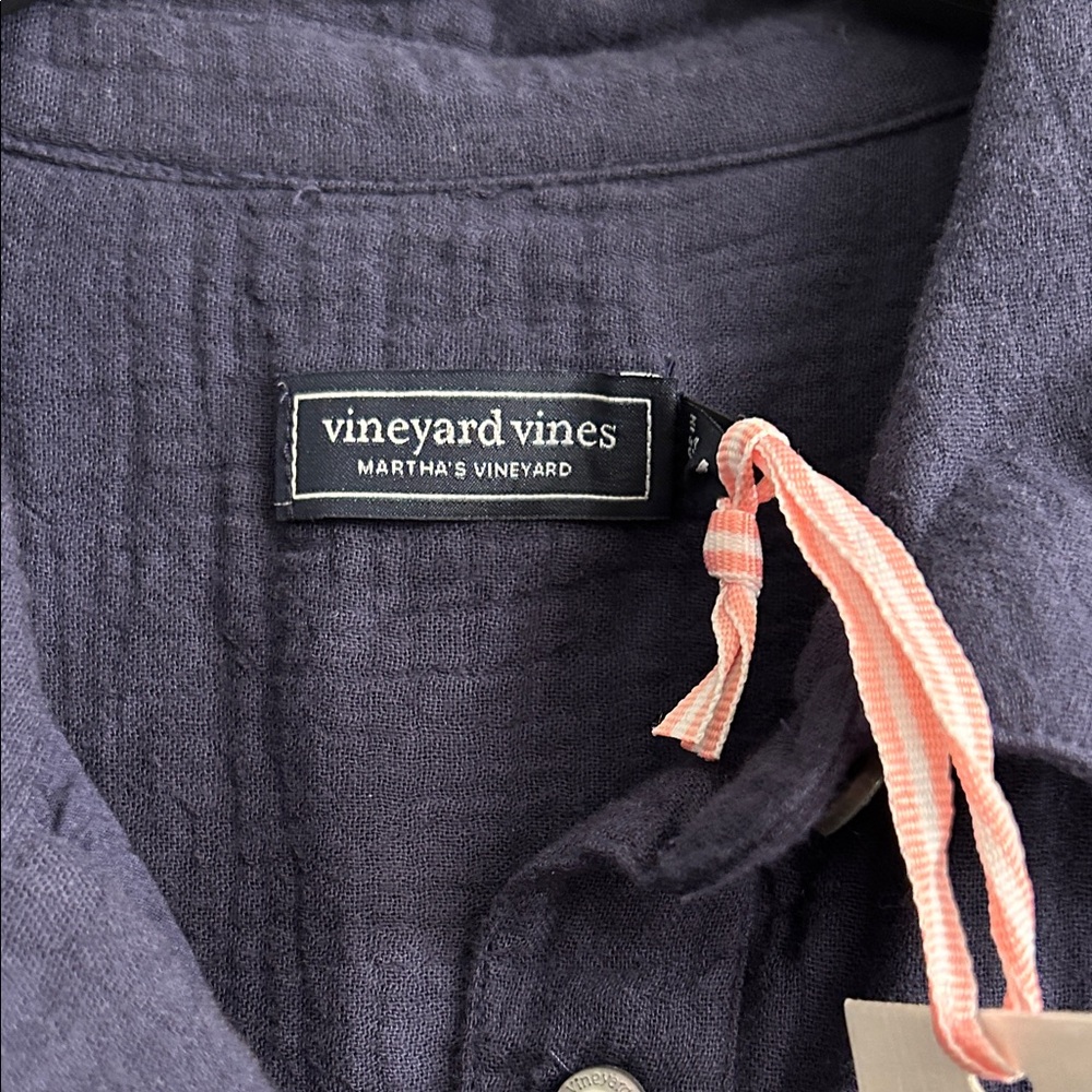 Vineyard Vines Margo Gauze Shirt Dress - Picture 2 of 5
